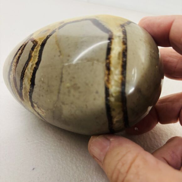Stunning Septarian Dragon Quartz Crystal Geode Egg Stone Collectors Art Gift - Picture 8 of 14